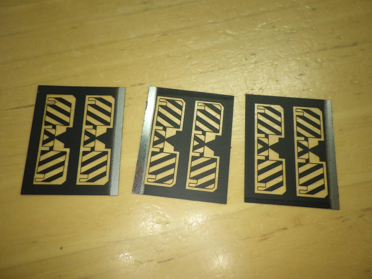 ジャンク No.52 Nゲージ ワールド工芸 津軽鉄道 DD35 ゼブラ板 3両分 ストーブ列車 シール まとめて DD13 DE10_画像4