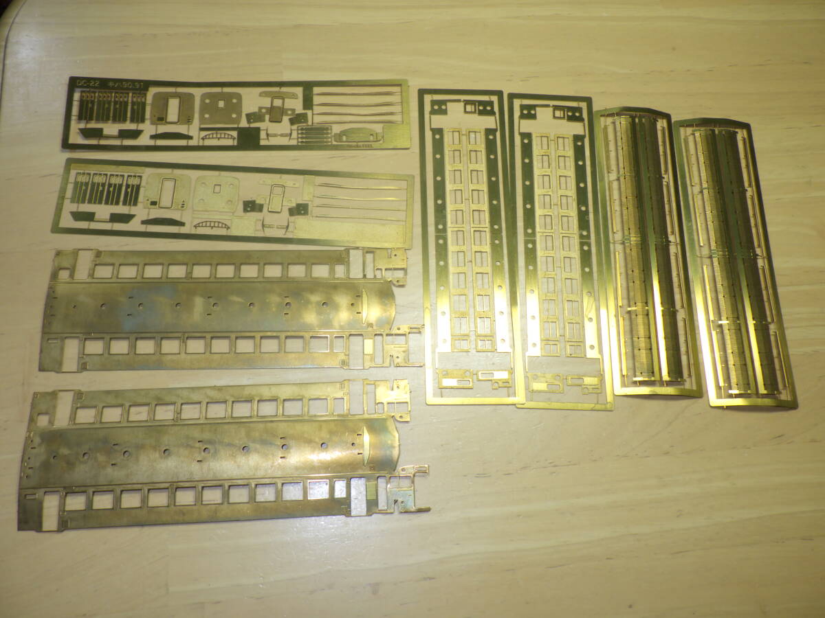 ジャンク No.2 Nゲージ Studio FEEL キハ90系 キハ91 金属キット パーツ 2両 まとめて スタジオフィール 国鉄 JR_画像1