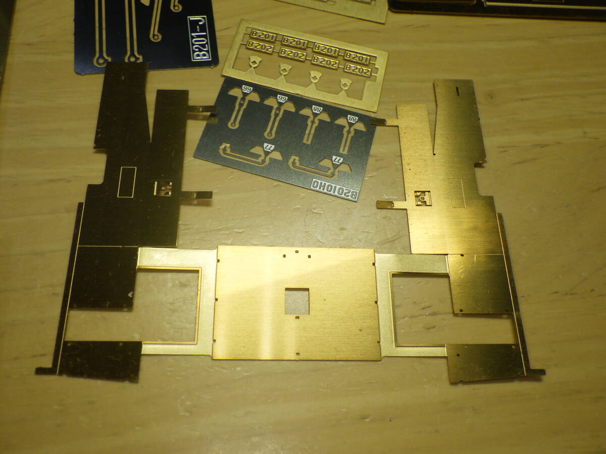 ジャンク No.15 ワールド工芸 HOゲージ 1/80 16.5ミリ B20 キット 蒸気機関車 ジャンクパーツ まとめて 部品取り_画像7