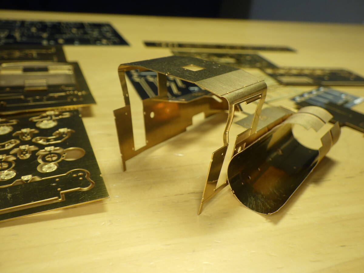 ジャンク No.15 ワールド工芸 HOゲージ 1/80 16.5ミリ B20 キット 蒸気機関車 ジャンクパーツ まとめて 部品取り_画像9