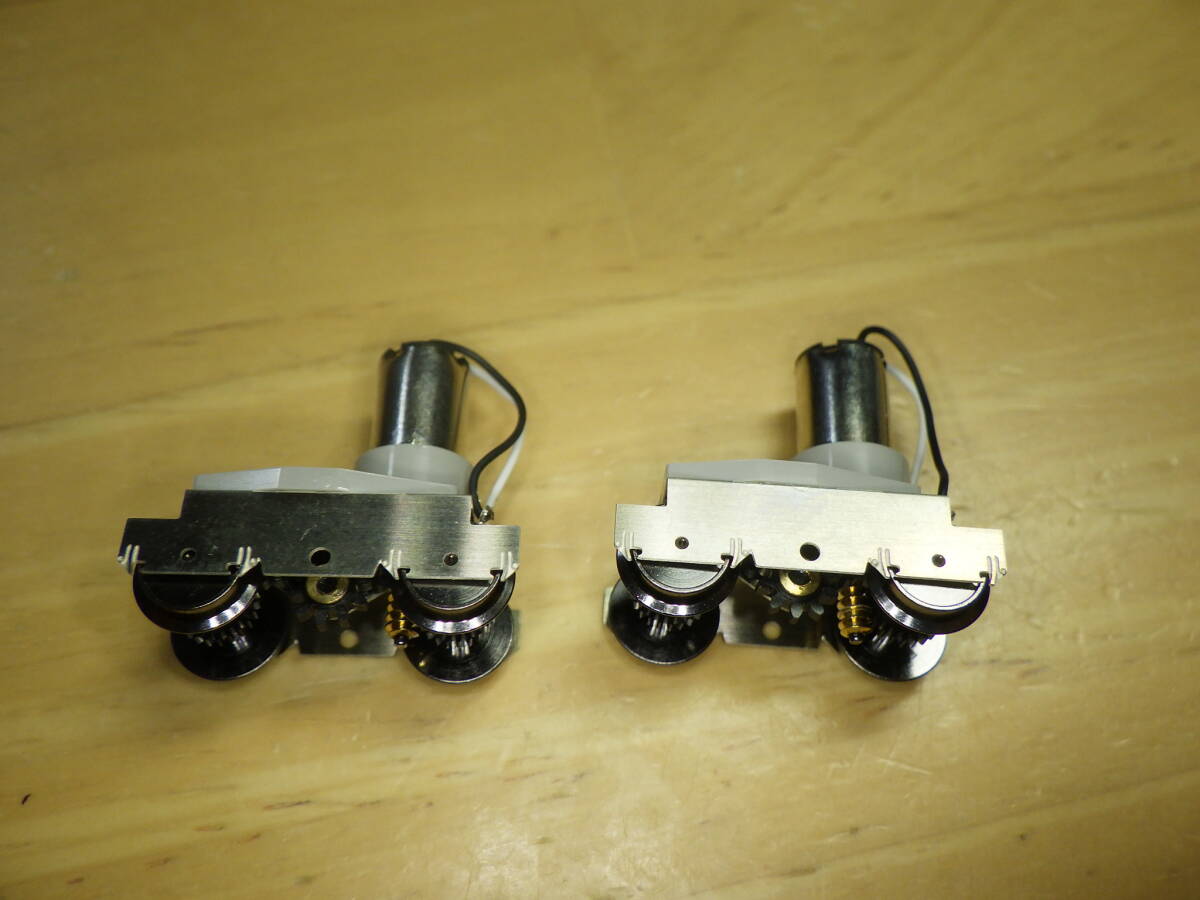 No.23 ワールド工芸 キヤ97用 Nゲージ モーター付き動力台車 動作確認済み 2個 キヤ97 HOナロー 9mm_画像2