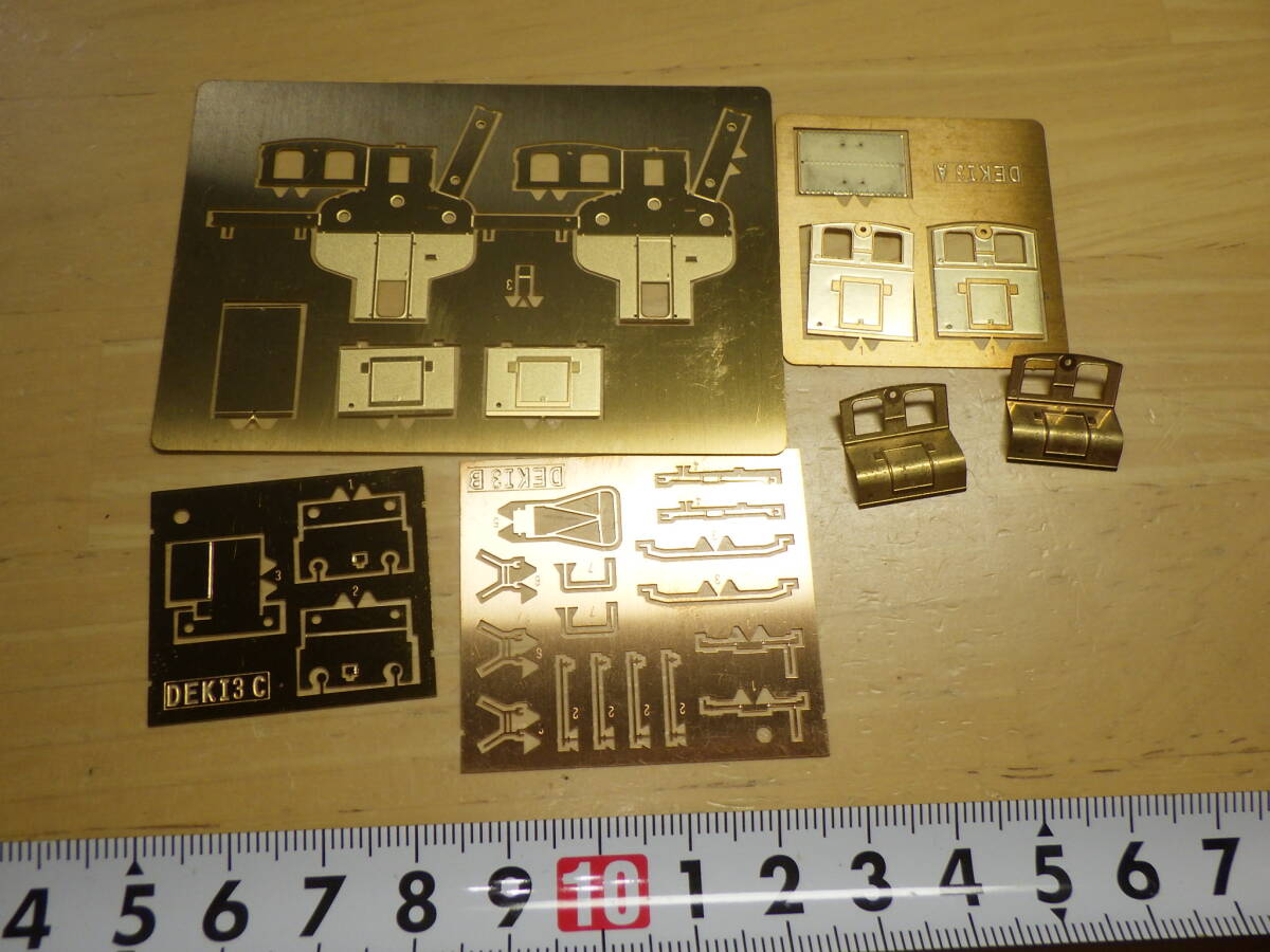 ジャンク No.25 Nゲージ ワールド工芸 銚子電鉄 デキ3 エッチングパーツ まとめて_画像1
