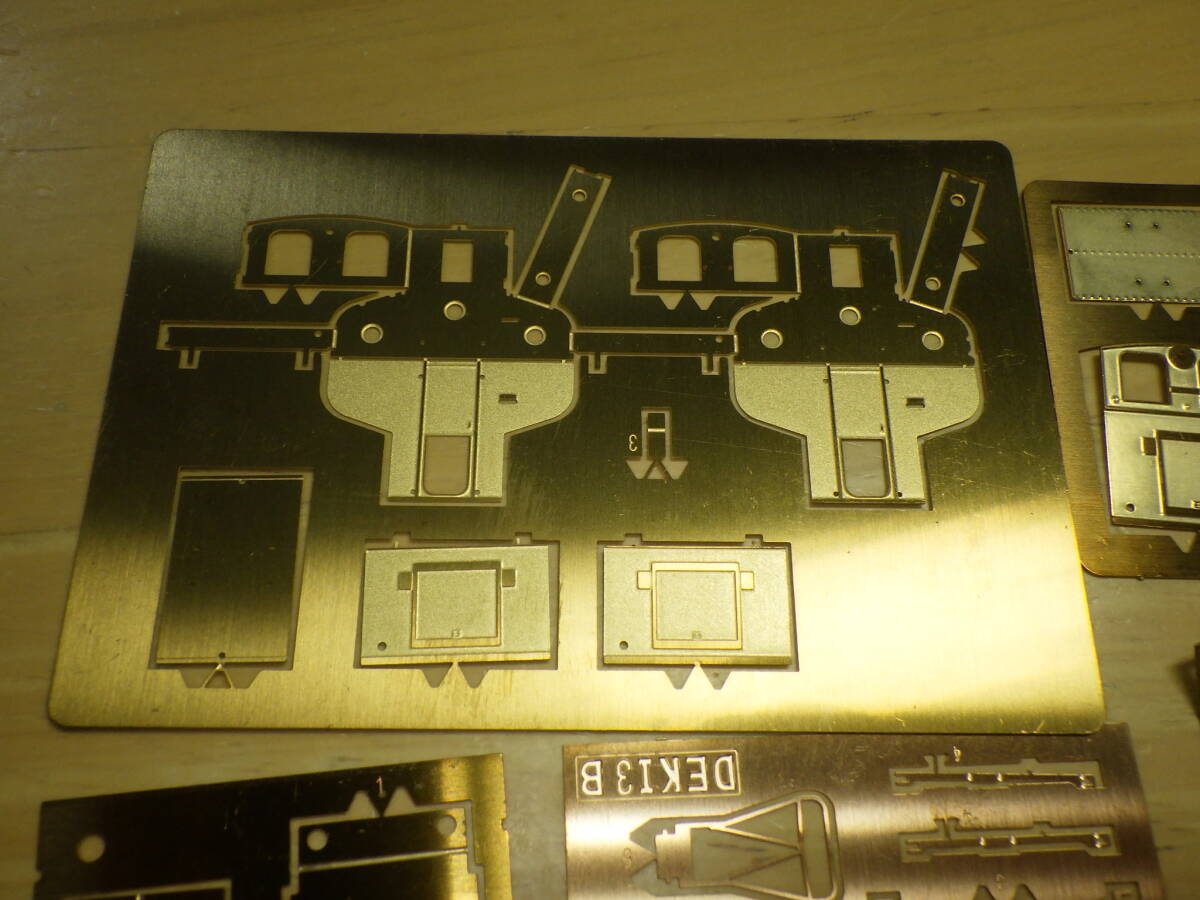 ジャンク No.25 Nゲージ ワールド工芸 銚子電鉄 デキ3 エッチングパーツ まとめて_画像2