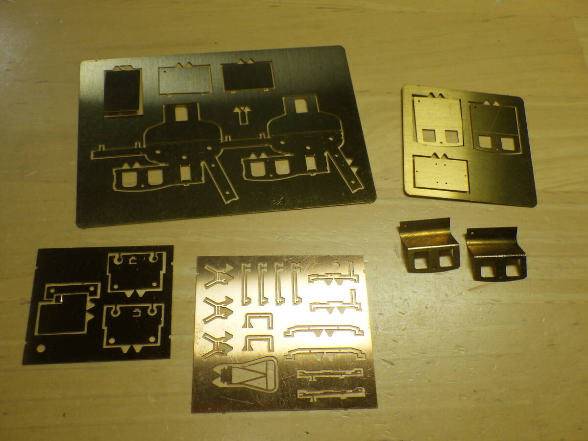 ジャンク No.25 Nゲージ ワールド工芸 銚子電鉄 デキ3 エッチングパーツ まとめて_画像5