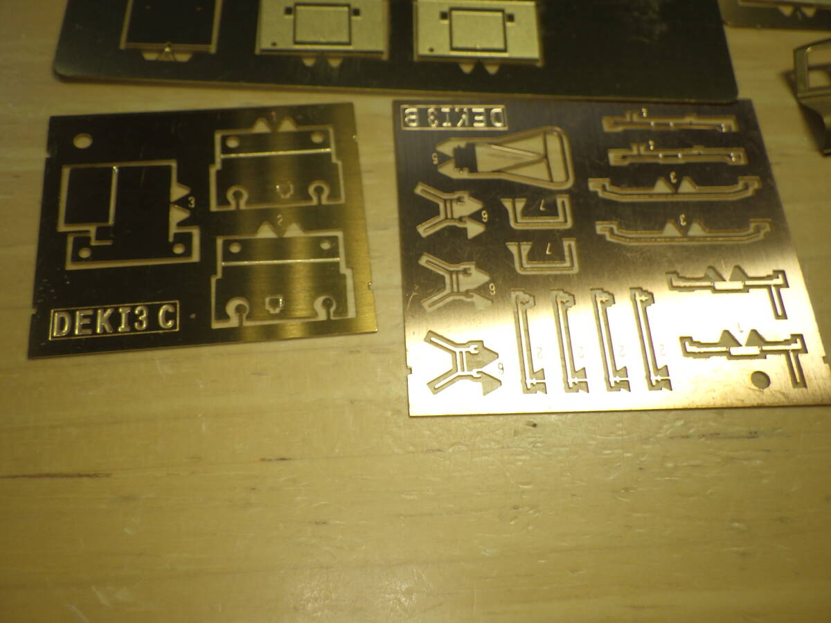 ジャンク No.25 Nゲージ ワールド工芸 銚子電鉄 デキ3 エッチングパーツ まとめて_画像3