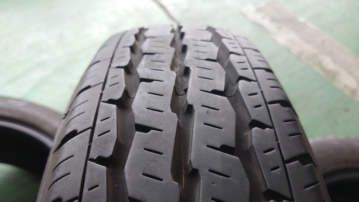 サクシード、プロボックス用TOYO H11155/80R14 88/86N LT 2020年製造　残り溝６ｍｍ　4本セット　160サイズｘ２_画像4