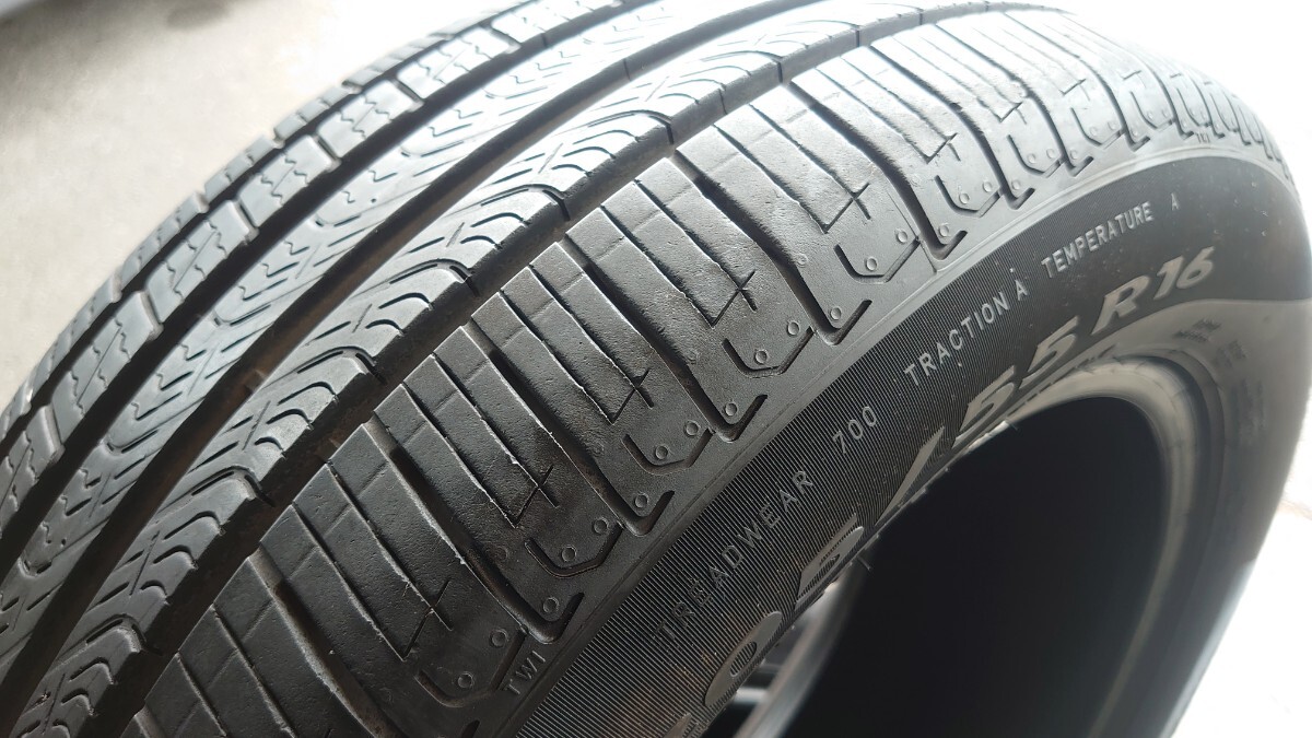 PIRELLI ピレリ P8 FS 205/55R16 4本セット 2022年製造 残り溝６mm ヤマト着払い180サイズｘ２個口_画像6
