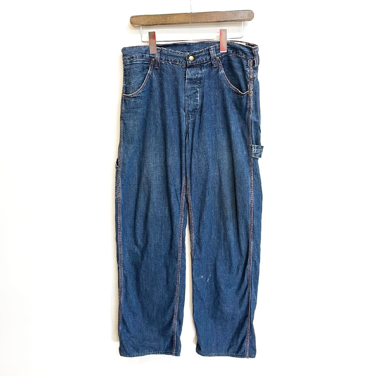 or slow オアスロウ デニム ペインター パンツ サイズ2 Js10-53_画像1
