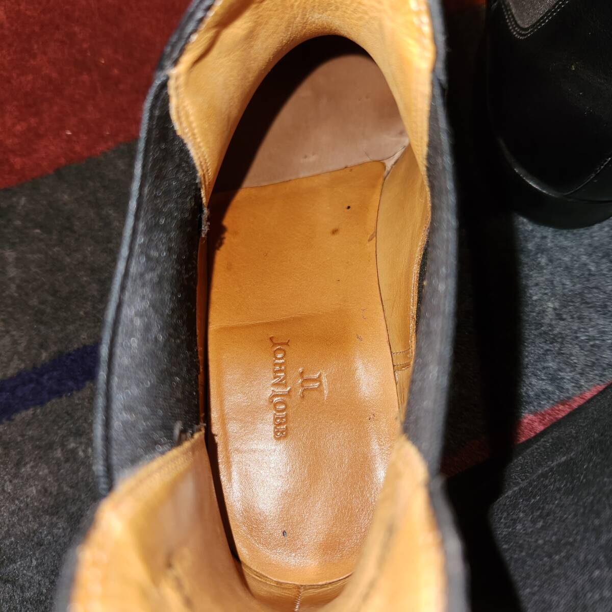 ジョン・ロブ サイドゴアブーツ Chesland 8.5E 純正シューツリー付き John Lobb _画像9