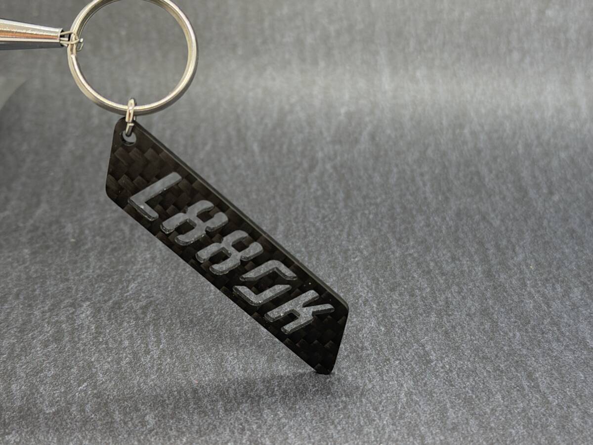 ドライカーボン 型式 キーホルダー L880K ダイハツ コペン_画像4