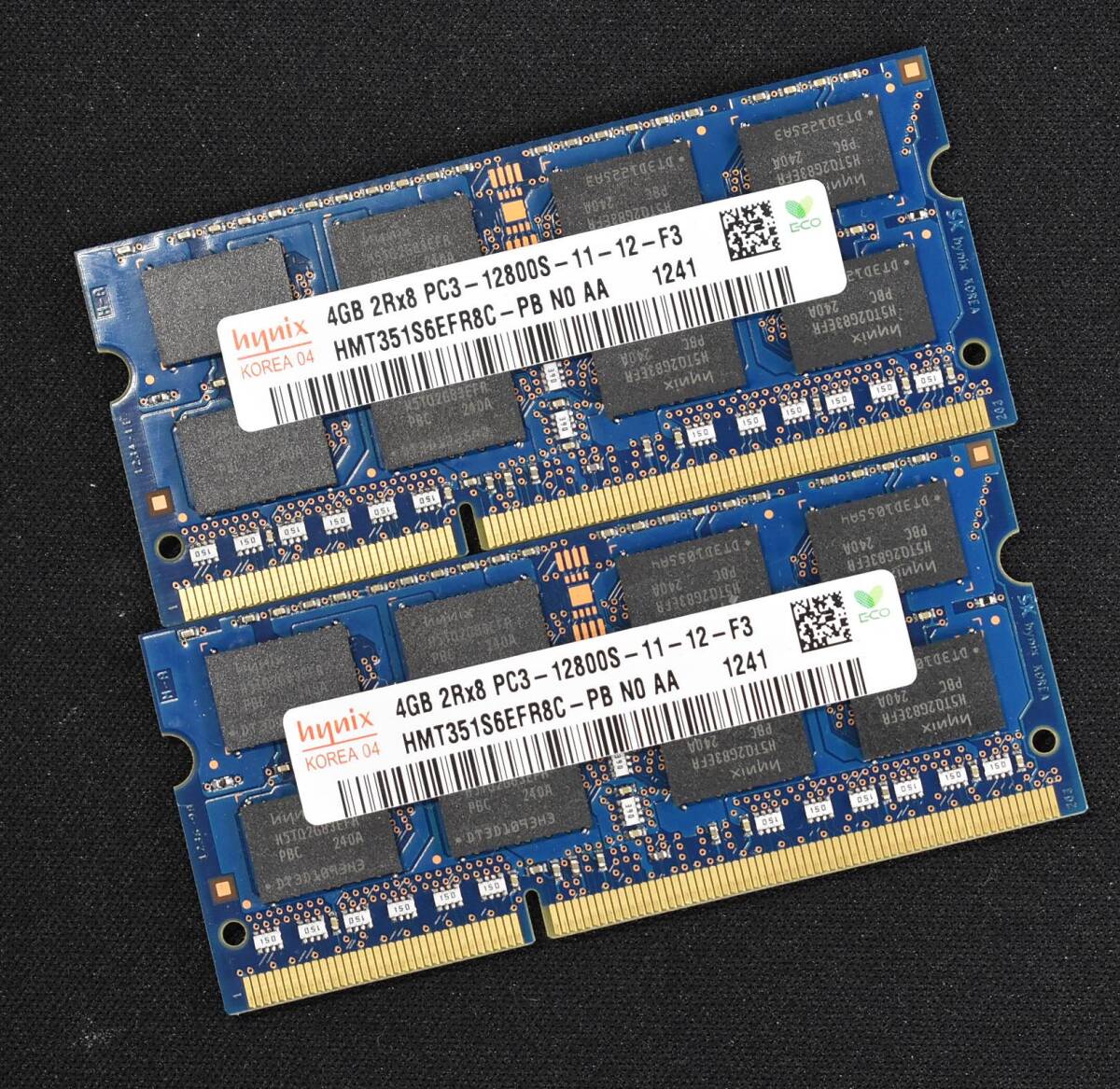 4GB 2枚組 (合計(jì) 8GB) PC3-12800S DDR3-1600 S.O.DIMM 204pin 2Rx8 [1.5V] [HYNIX 4G 8G] for Macbook Pro iMac (DDR3) (管:SB0840