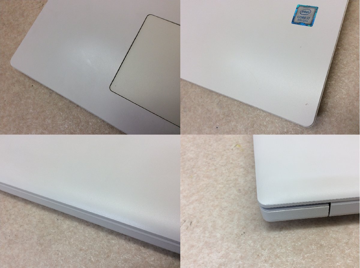 ノートパソコン NEC LAVIE Direct GN187F/DD i7-8550U / メモリ8GB / HDD500GB / Win11Pro / 電源アダプタ付【引取可/大坂発】1016-0919