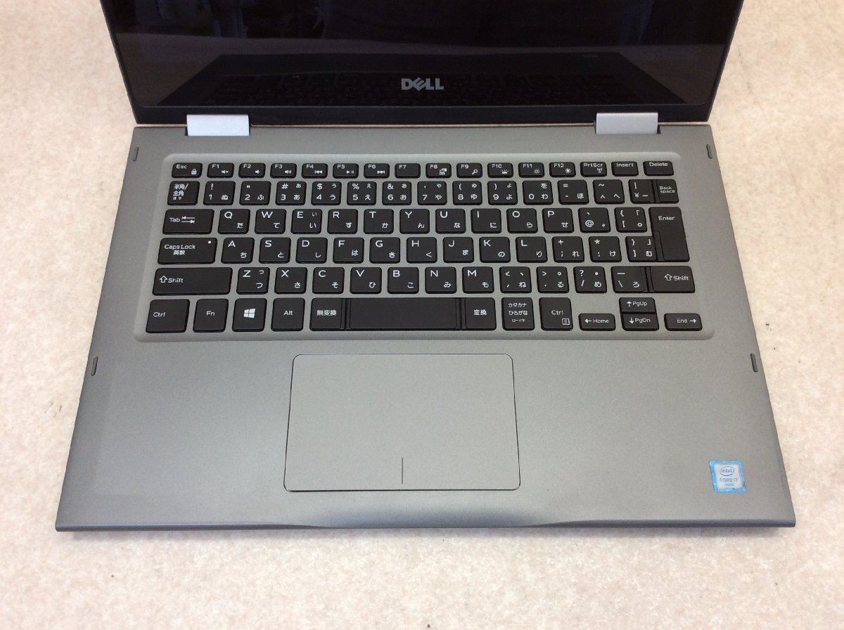 ジャンク品 ノートパソコン DELL Inspiron 13 i7-6500U / メモリ8GB / SSD256GB / Win10Home / 電源アダプタ付【引取可/大阪発】1023-0903_画像2