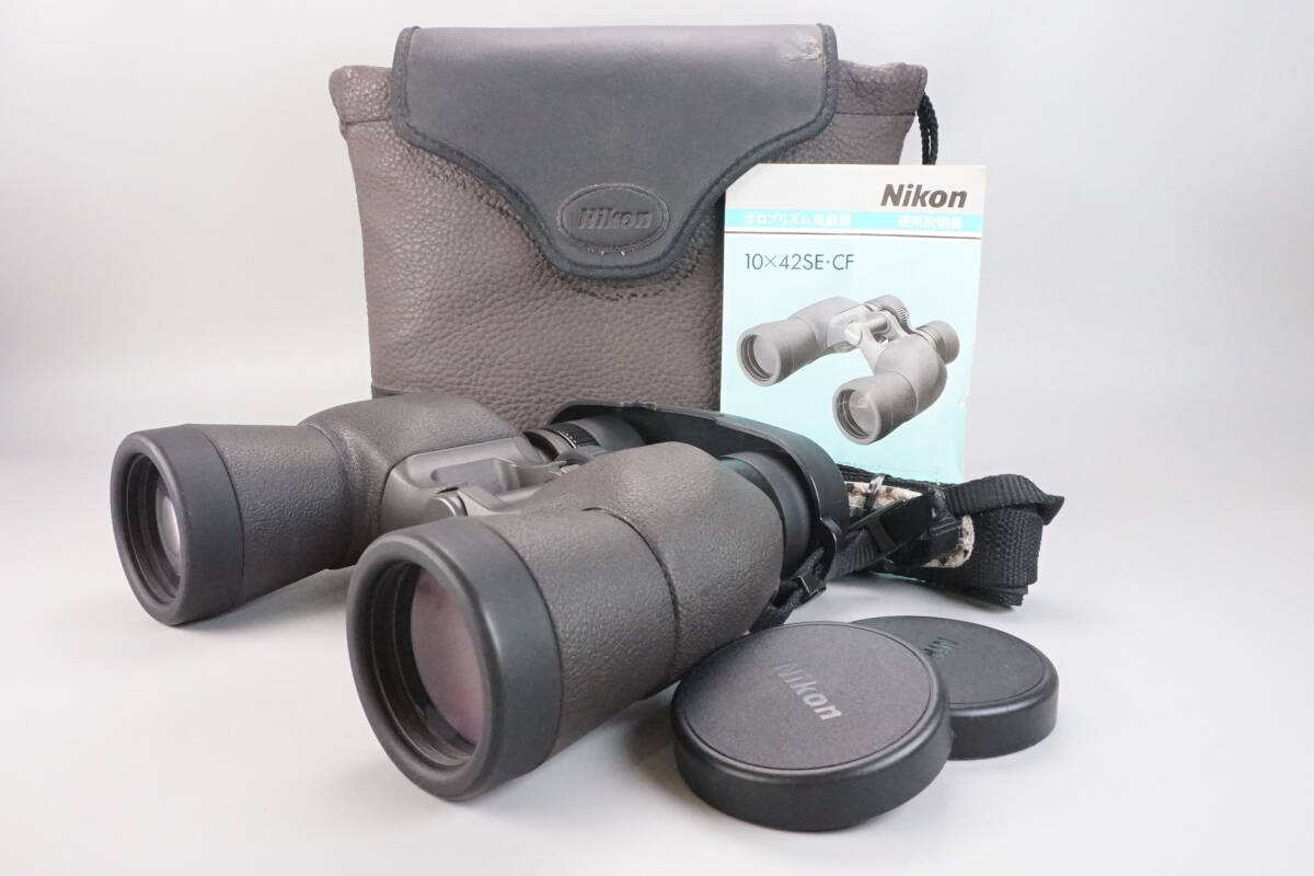 Nikon ニコン 双眼鏡 10×42 6°ブラック 説明書 ケース レンズキャップ付 10×42 6°ブラック 説明書 ケース レンズキャップ付_画像1