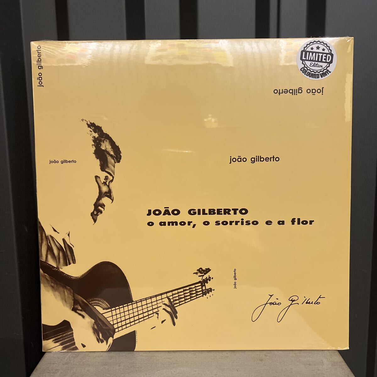 【アナログ盤】限定盤/新品/未開封/カラー盤/EU盤/リイシュー/Joo Gilberto/O Amor, O Sorriso E A Flor/ジョアン/レコード/SOW008LP_画像1