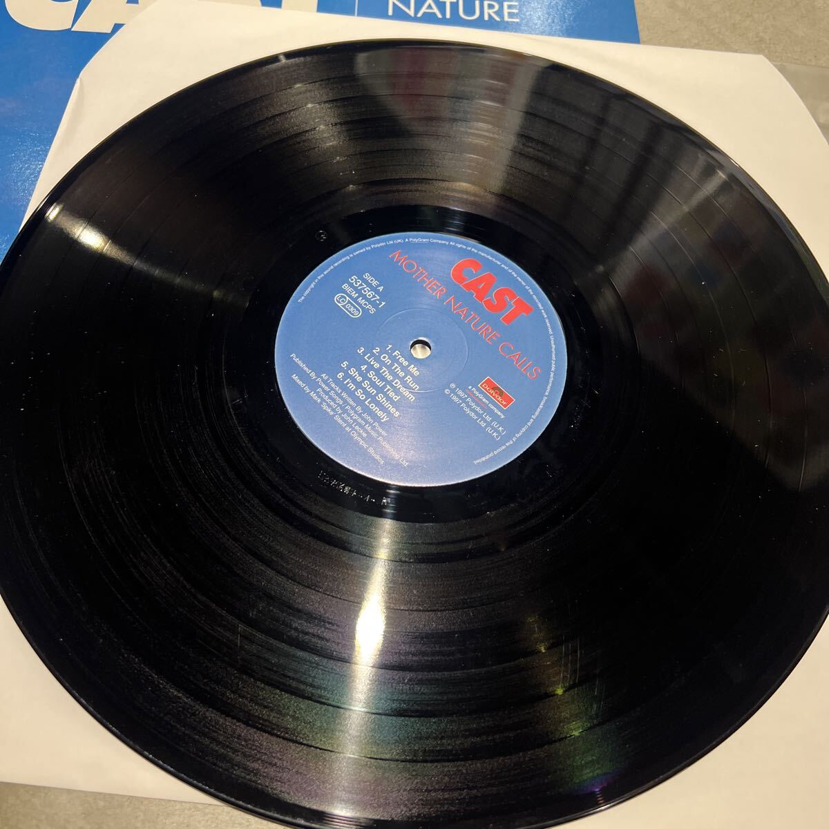 【アナログ盤】レア/UK盤/オリジナル/見開/Cast/Mother Nature Calls/キャスト/レコード/ラーズ/Polydor 537 567-1_画像5