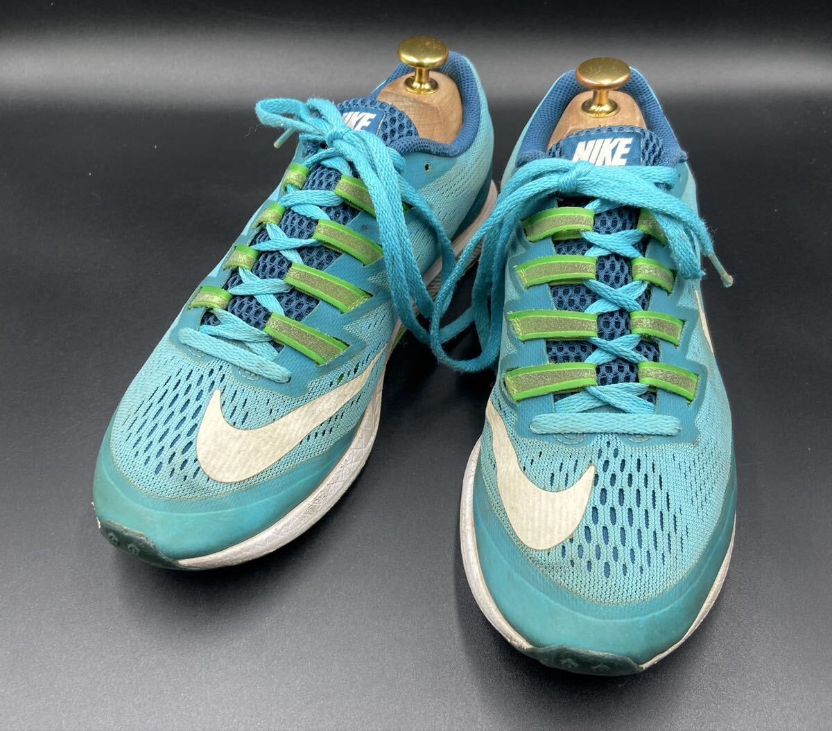 【ナイキ/エアズーム スピードライバル 6】ランニングシューズ/水色白/24.5cm/衝撃プライス!アスリート待望★1足限定販売!10.9_画像2