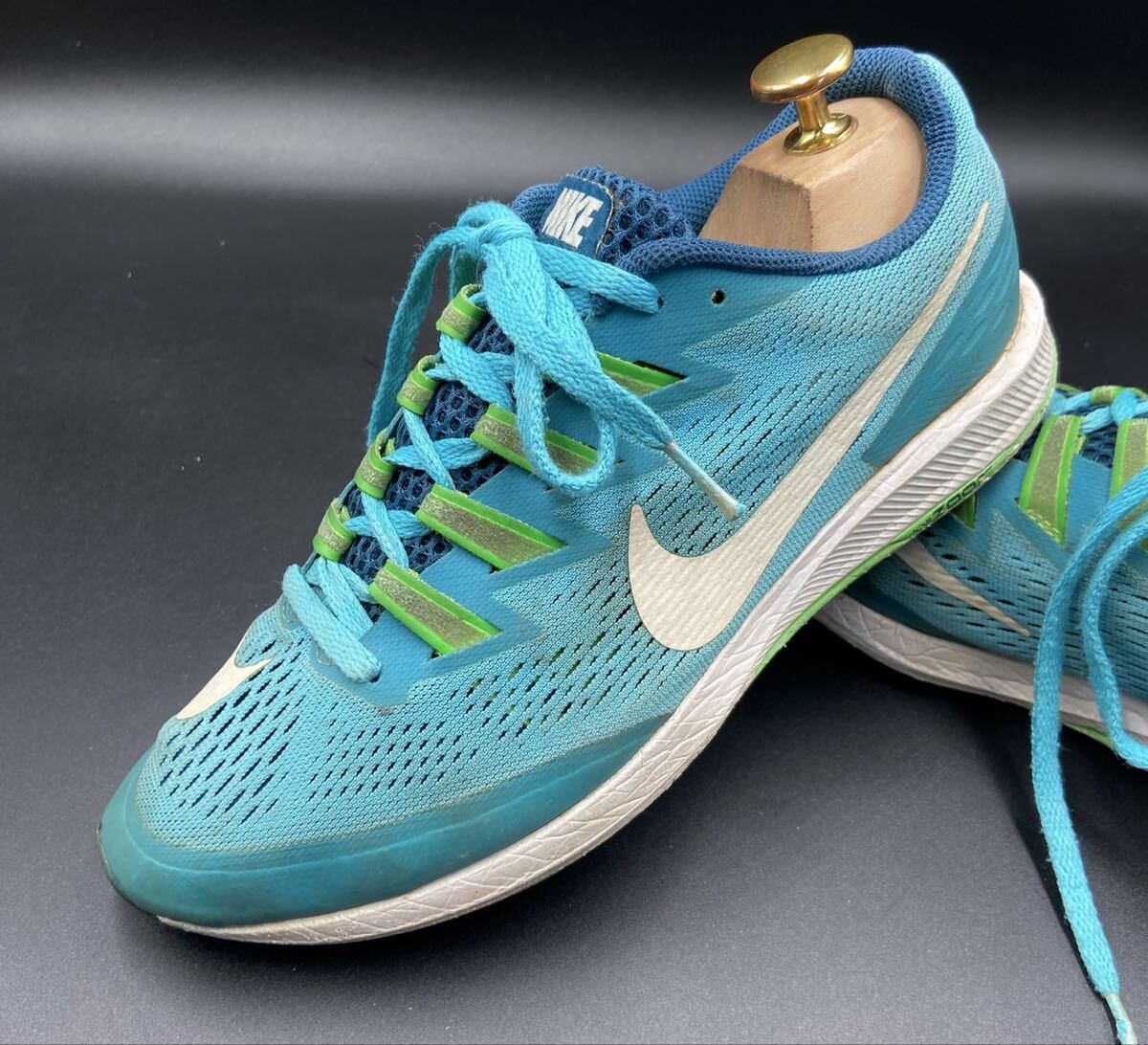 【ナイキ/エアズーム スピードライバル 6】ランニングシューズ/水色白/24.5cm/衝撃プライス!アスリート待望★1足限定販売!10.9_画像1