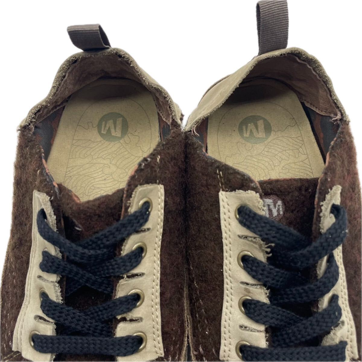 【MERRELL/メレル スピリット チベット レース】アウトドアシューズ/ウール×ヌバックレザー/茶/25.5cm/衝撃プライス！1足限定販売★9.30_画像8