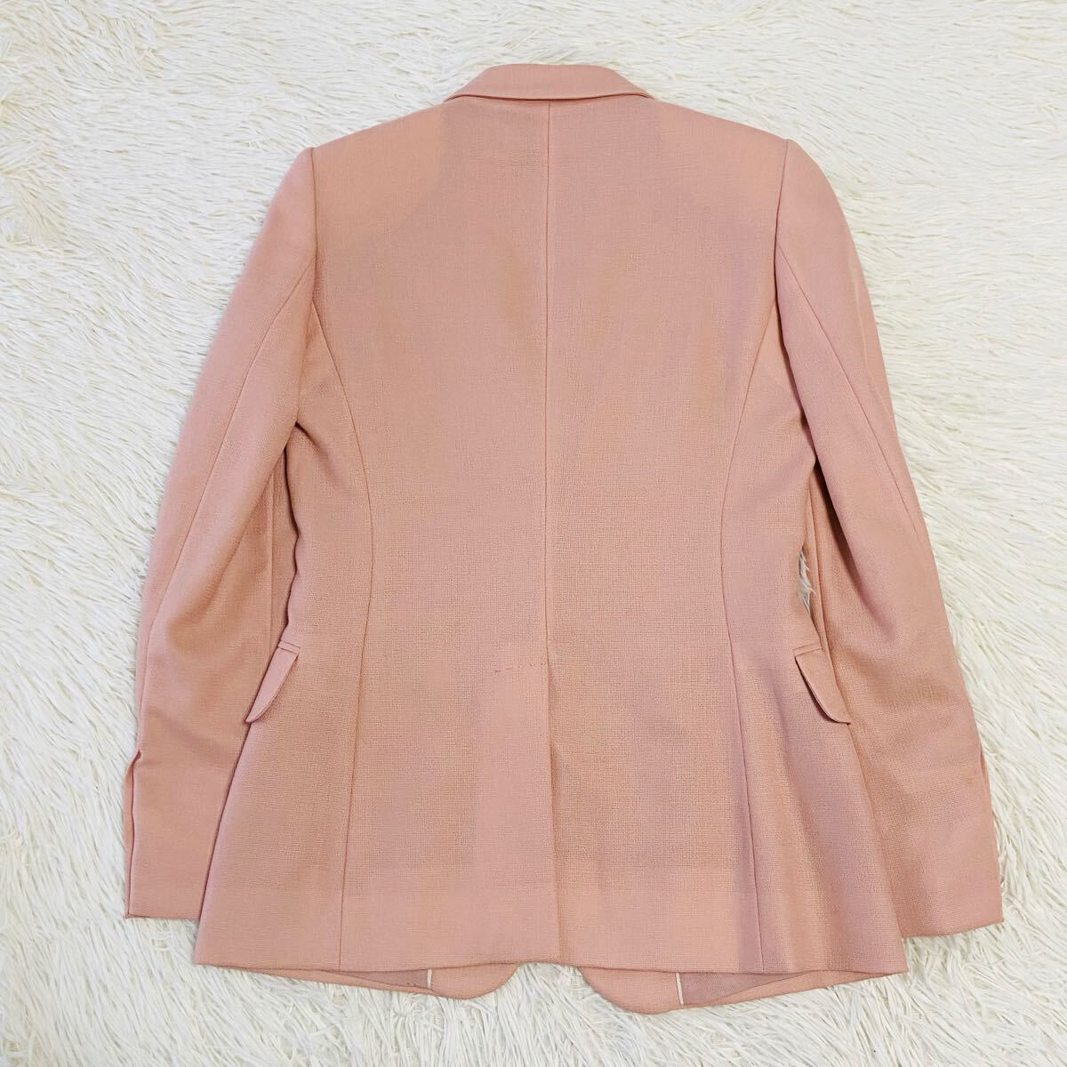 極上★【ステラマッカートニー/ブルガリア製】ウールテーラードジャケット/ブレザー/ピンク/40表記/衝撃プライス！上質大人モデル★E73_画像6