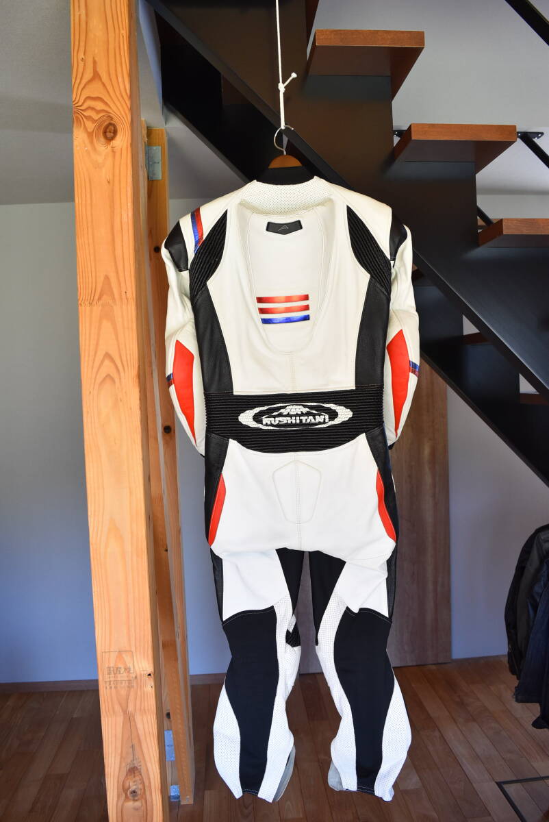 クシタニ　MFJ公認　レーシングスーツ　Lサイズ　転倒無し　使用少ない　未転倒　プロトコアレザー　ザイロン　KUSHITANI　革ツナギ_画像2