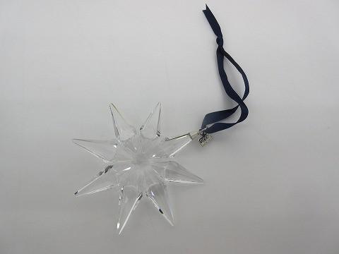 美品 スワロフスキー SWAROVSKI クリスマス オーナメント 2点 スノーフレーク 雪の結晶 クリスタル 雑貨_画像6