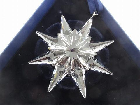 美品 スワロフスキー SWAROVSKI クリスマス オーナメント 2点 スノーフレーク 雪の結晶 クリスタル 雑貨_画像8