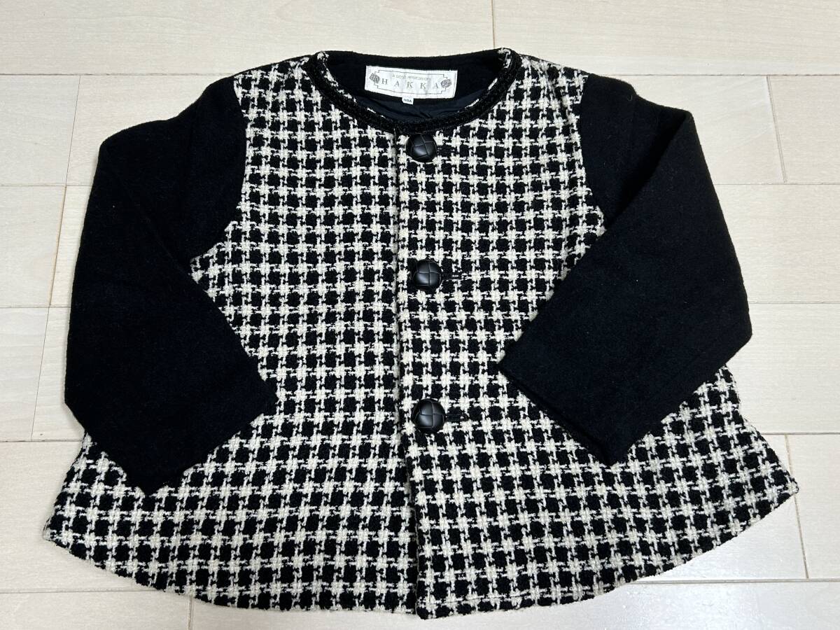【 ハッカ HAKKA ジャケット 110サイズ 女の子 子供服 キッズ フォーマル ■ 日本製 】_画像1