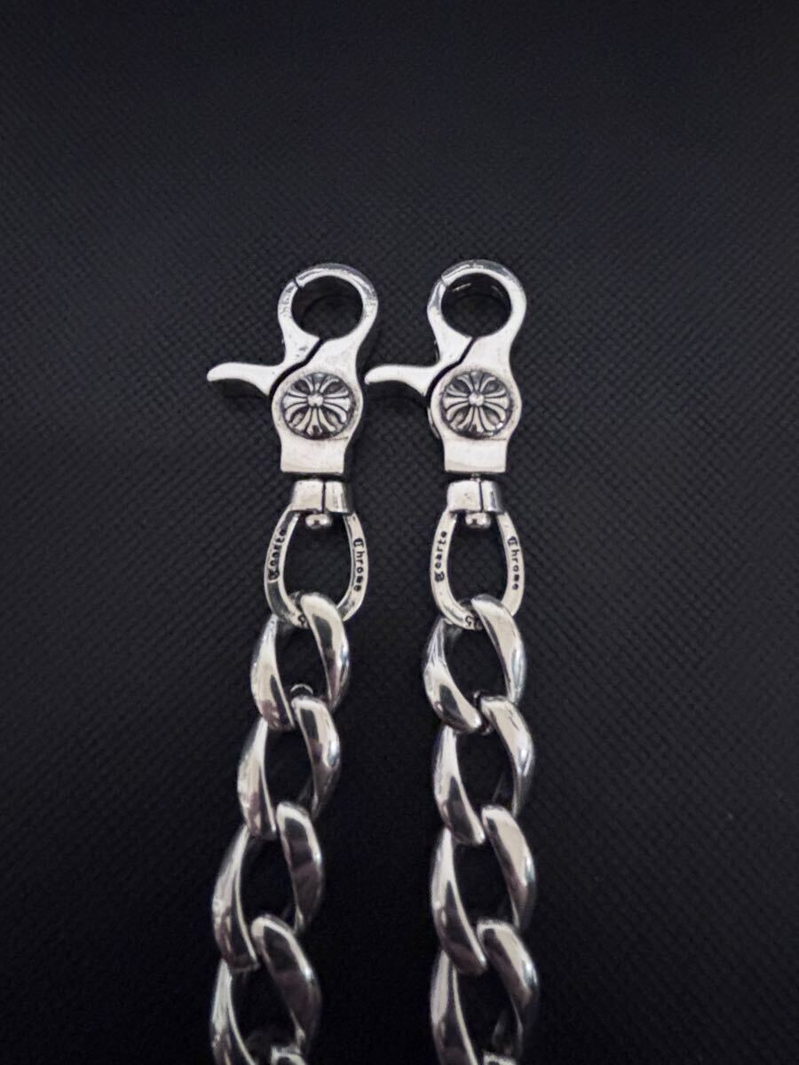 ウォレットチェーン クラシックチェーン ファンシー シルバー925 刻印_画像4