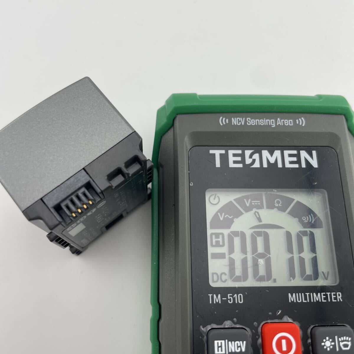 2個セット【動作確認済】追跡付発送　送料無料　返金保証　バッテリー 電池パック　充電器　純正 Canon/キャノン CG-800/BP-809_画像3