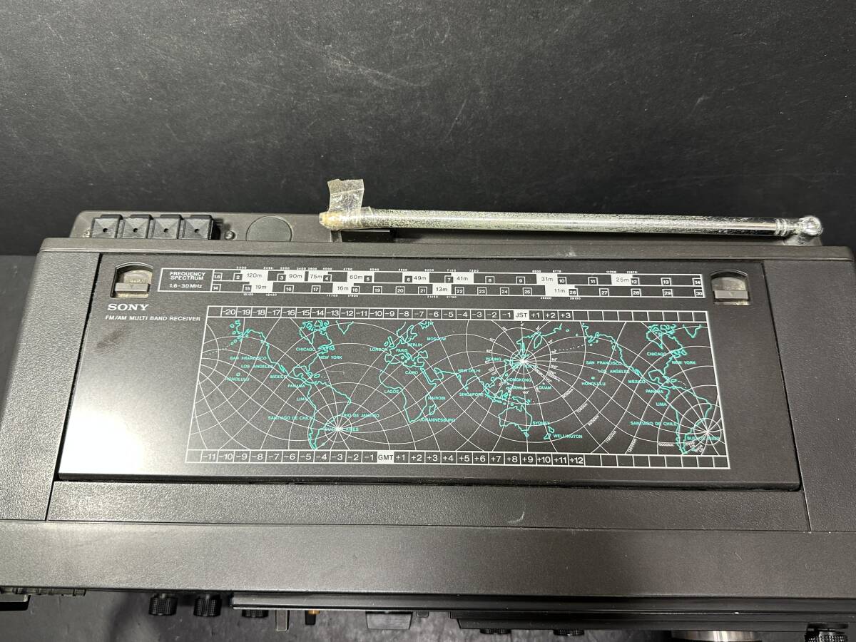 ★コレクター必見！！ 当時物 現状品 動作品 訳有 SONY ICFー6700 FM/AM マルチバンドレシーバー ラジオ受信機 ビンテージ 音響機器 KZ777_画像5