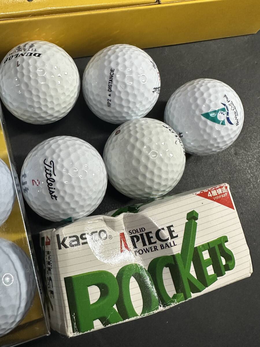 ★コレクター必見！！ 当時物 現状品 未使用有 Taylor Made BRIDGESTONE 他 ゴルフボール まとめ売り 38球 スポーツ用品 メーカー KZ749_画像5