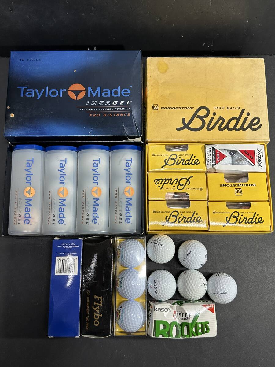 ★コレクター必見！！ 当時物 現状品 未使用有 Taylor Made BRIDGESTONE 他 ゴルフボール まとめ売り 38球 スポーツ用品 メーカー KZ749_画像1
