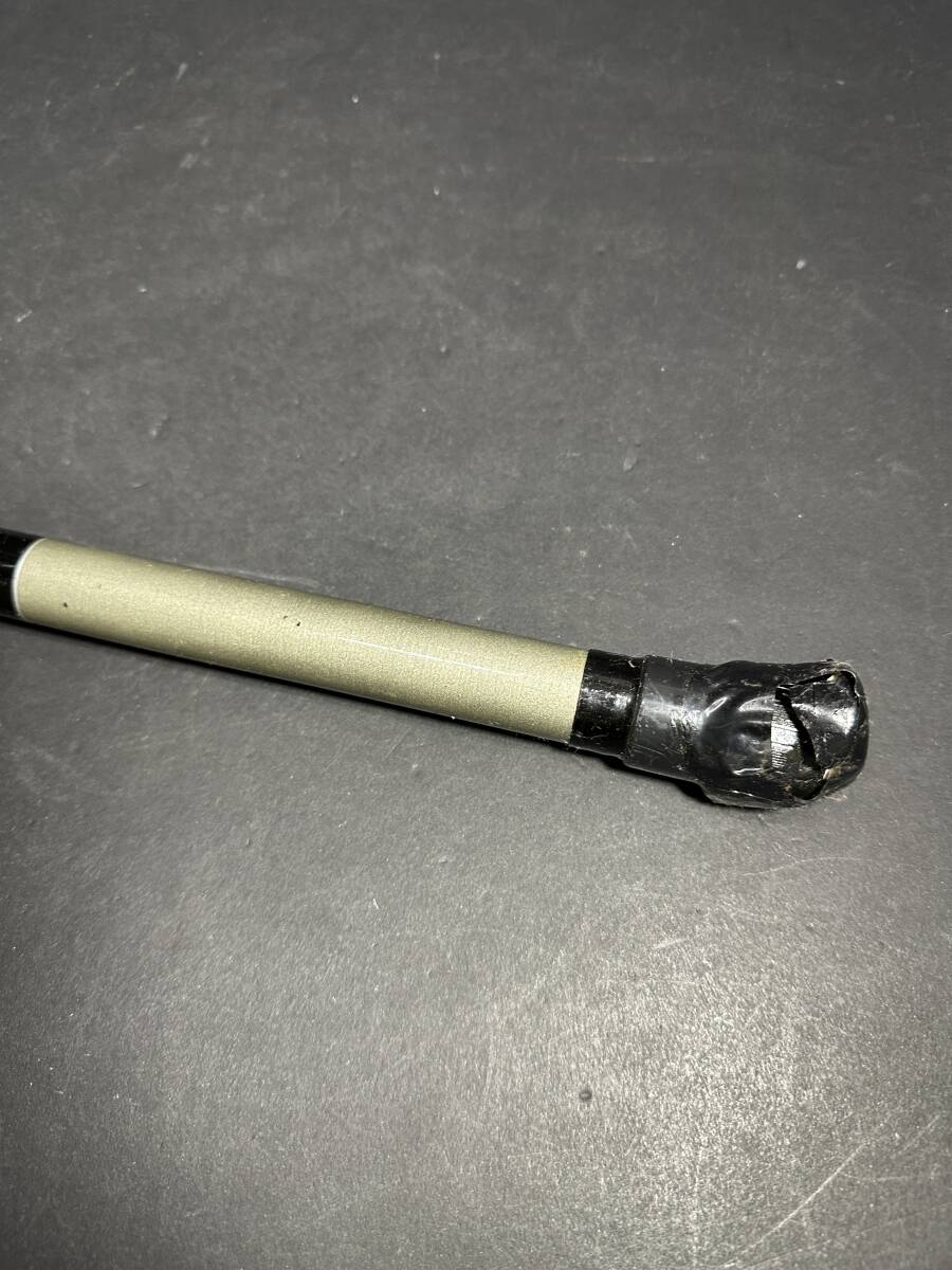 ★コレクター必見！！ 当時物 現状品 OLYMPIC Century BLACK SPIN 390 オリムピック 磯竿 釣り竿 フィッシング 釣り具 パーツ ツール KZ755_画像2