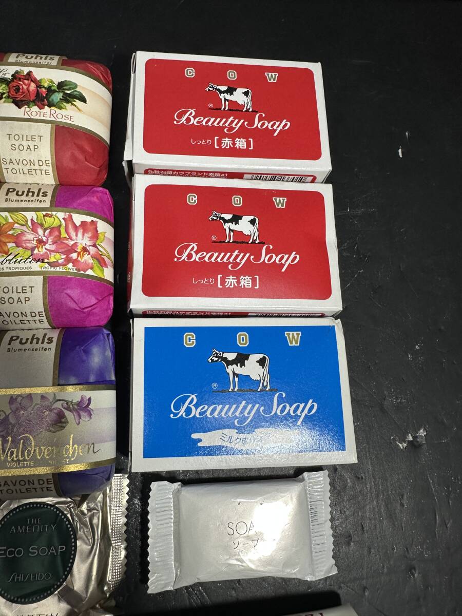★格安出品！！ 未使用 固形石鹸 まとめ売り FLORIDA Puhls COW 牛乳石 等 30個 セット 石鹸 せっけん 生活用品 ビンテージ 雑貨 KZ775_画像6