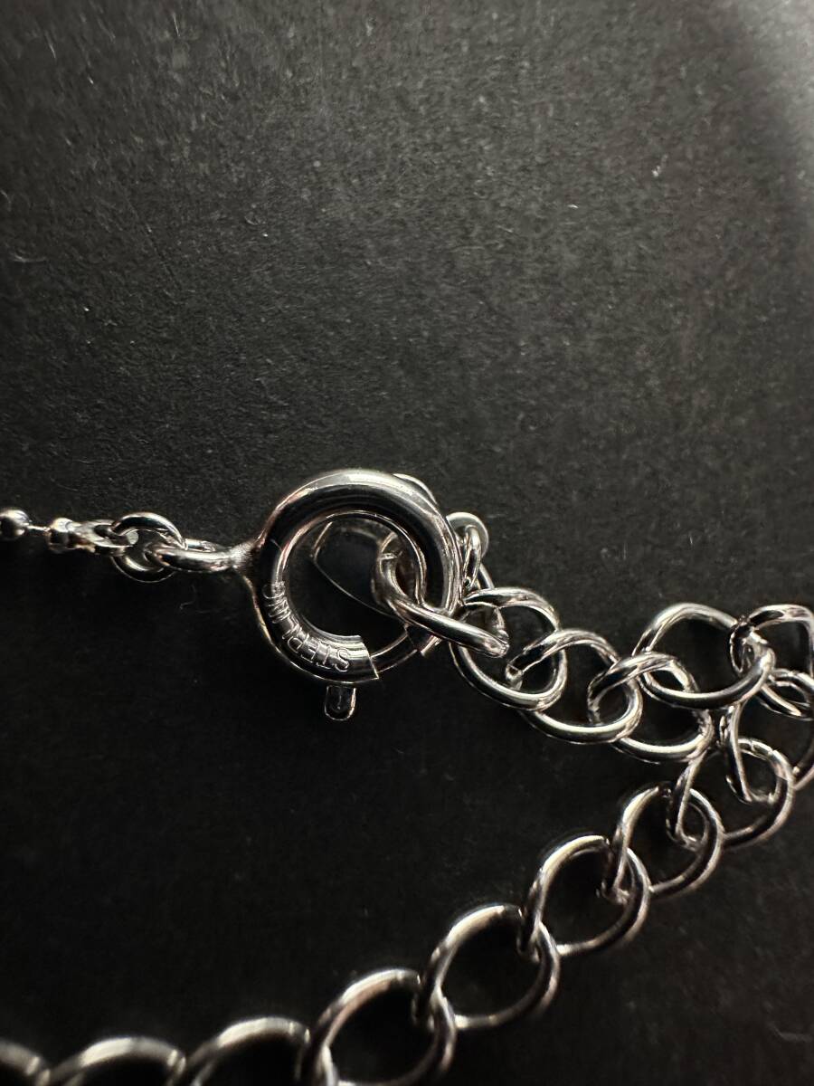 ★コレクター必見！！ 当時物 現状品 鑑定書付き SILVER装飾 アコヤ真珠 ネックレス ケース付き 高級 アクセサリー パール 冠婚葬祭 KZ809_画像7