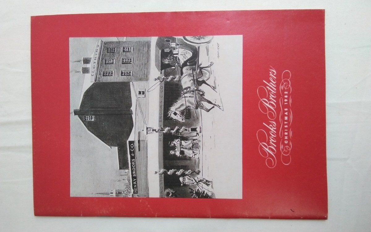 [ Vintage ] Brooks Brothers иллюстрации каталог 