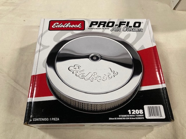 エーデルブロック 10インチ　クローム　エアークリーナー インパラ　ベルエア　カマロ　C-10　エーデルブロック　ホーリー_画像3