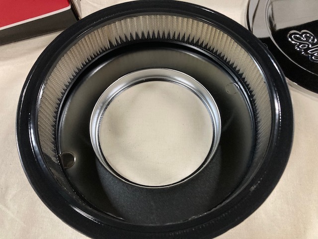 エーデルブロック 10インチ　クローム　エアークリーナー インパラ　ベルエア　カマロ　C-10　エーデルブロック　ホーリー_画像5