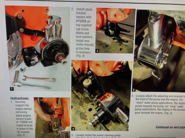 55-57 CPP パワーステアリングポンプブラケット パワステポンプブラケット ベルエア 210_画像3