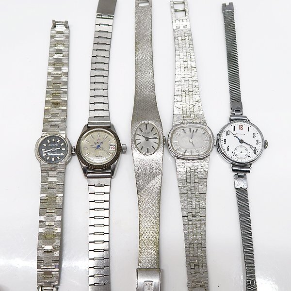DKG★送料無料 JW114★訳あり レディース 手巻き 時計 5点 腕時計 動作未確認 ウォッチ 部品 パーツ取り ラドー エニカ ティソ モーリス 他