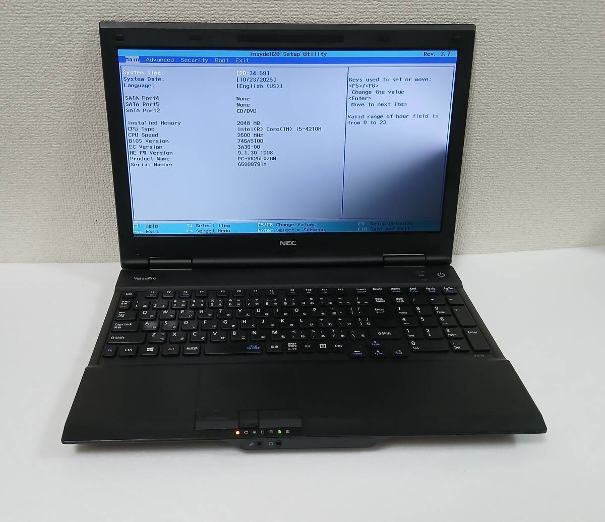 NEC VersaPro PC-VK25LXZGN Core i5 4210M 2.6GHz 2GB ноутбук утиль NEC VersaPro PC-VK25LXZGN Core i5 4210M 2.6GHz 2GB ноутбук утиль