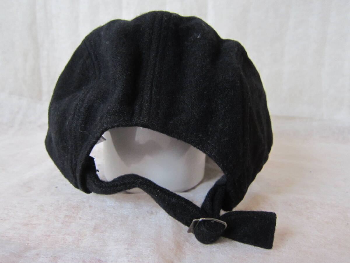 adidas（アディダス）　　秋冬用キャップ　　黒/赤 ウール　　フリーサイズ(57～60㎝)　　ok2510C_画像4