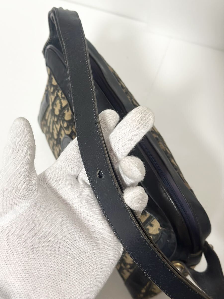 Christian Dior ディオール トロッター CDロゴ キャンバス レザー 2way ショルダーバッグ ワンショルダーバッグ ハンドバッグ_画像7