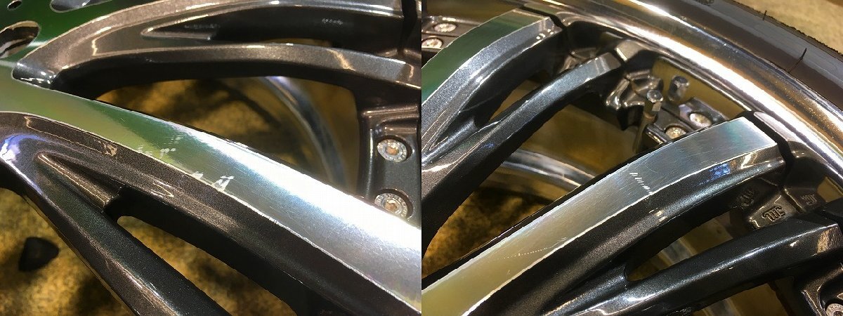 r管理78782 H21 フーガ KY51 】★AME Shallen シャレン XK-87 アルミ タイヤ 4本 20×8.5 +35 2本 20×9.5 +38 2本 114.3 245/40ZR20★_画像6