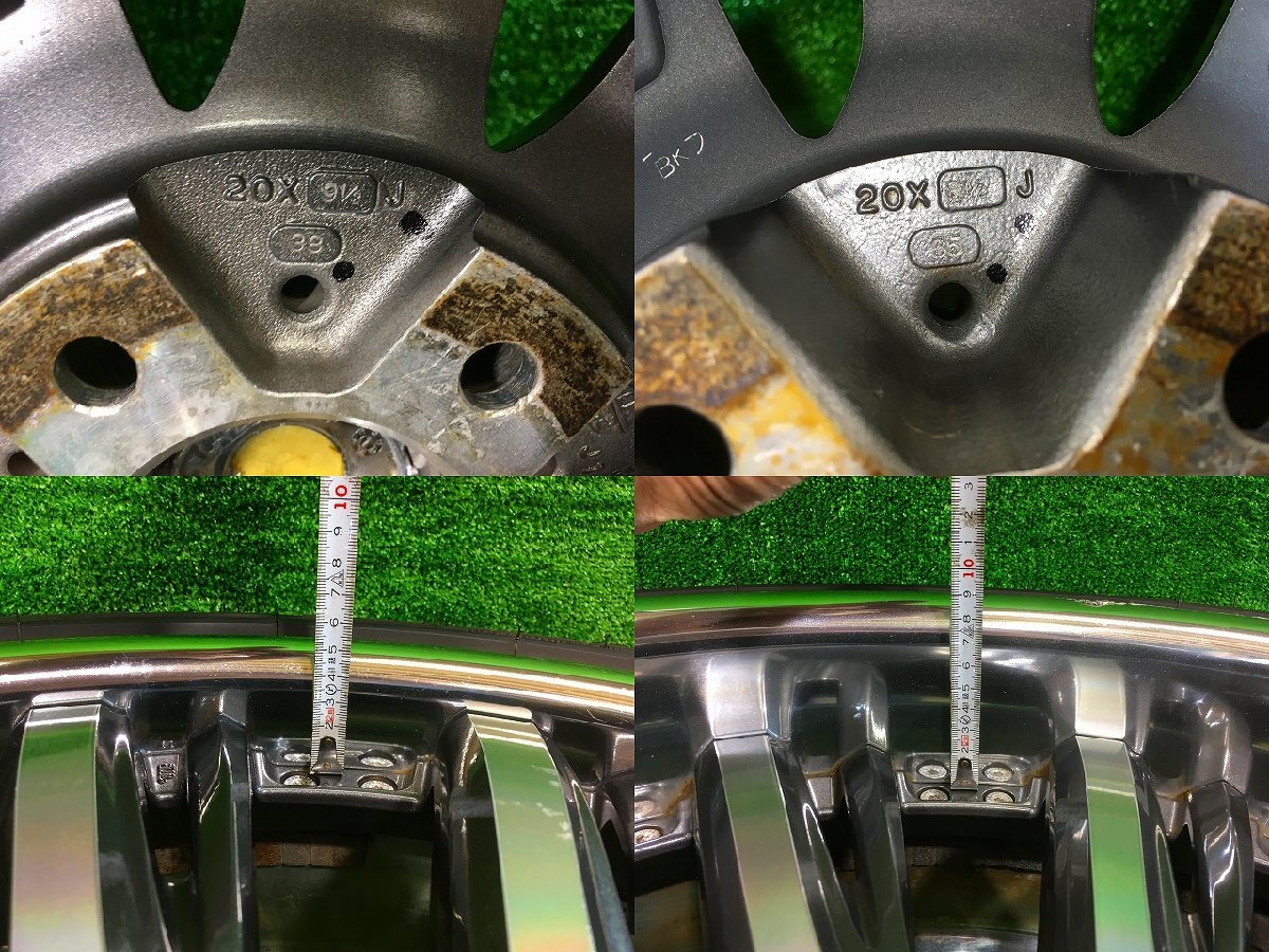 r管理78782 H21 フーガ KY51 】★AME Shallen シャレン XK-87 アルミ タイヤ 4本 20×8.5 +35 2本 20×9.5 +38 2本 114.3 245/40ZR20★_画像4