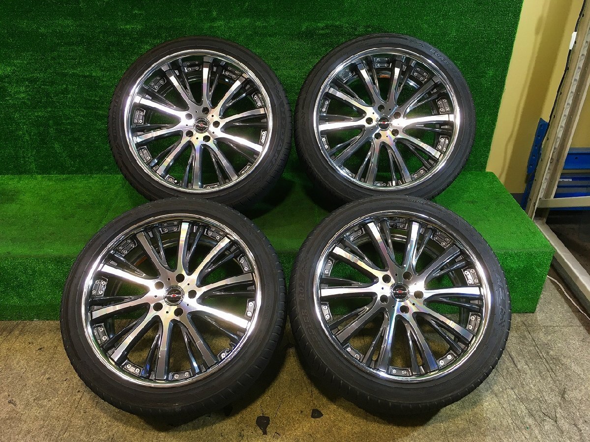 r管理78782 H21 フーガ KY51 】★AME Shallen シャレン XK-87 アルミ タイヤ 4本 20×8.5 +35 2本 20×9.5 +38 2本 114.3 245/40ZR20★_画像1