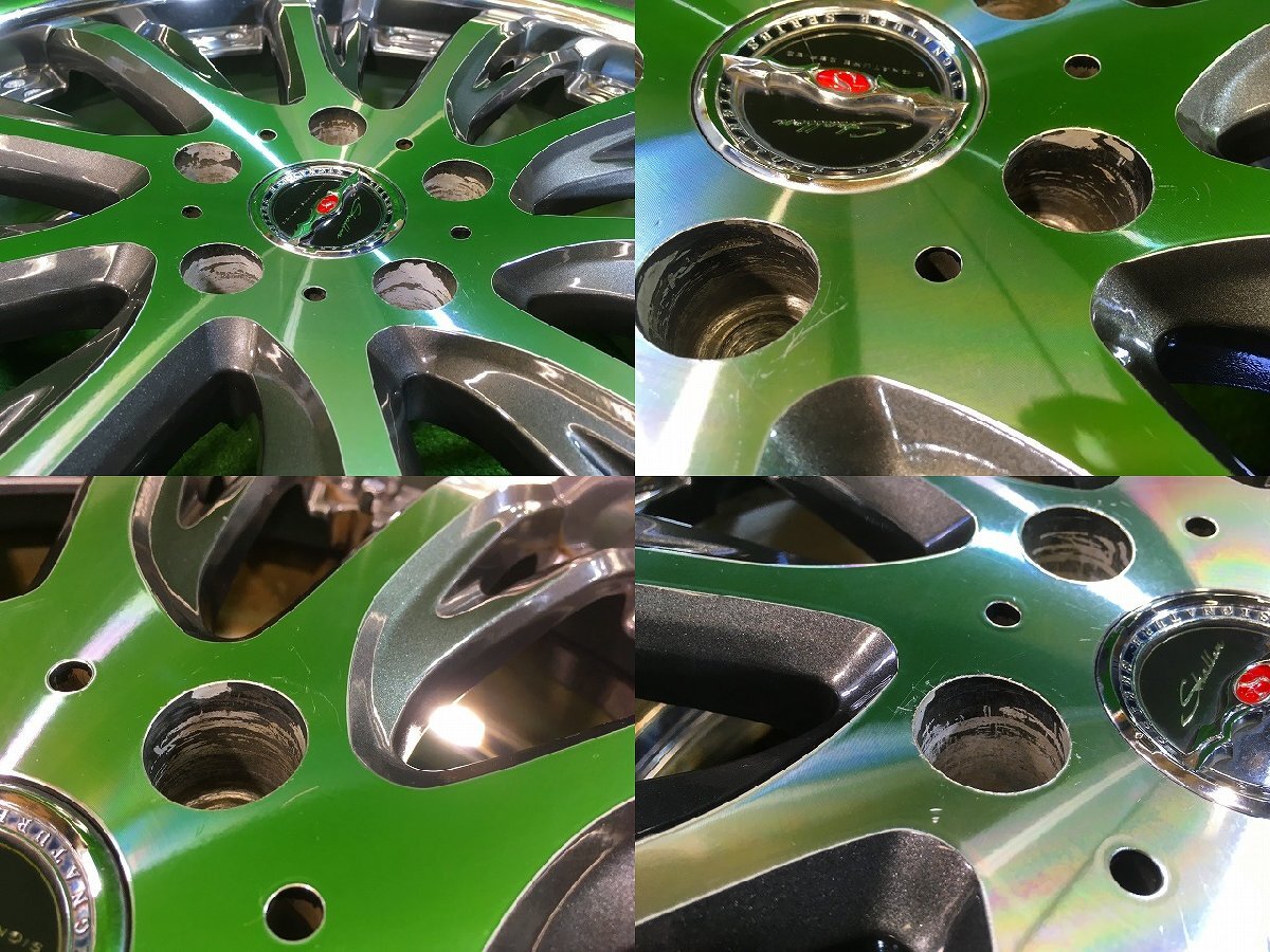 r管理78782 H21 フーガ KY51 】★AME Shallen シャレン XK-87 アルミ タイヤ 4本 20×8.5 +35 2本 20×9.5 +38 2本 114.3 245/40ZR20★_画像7