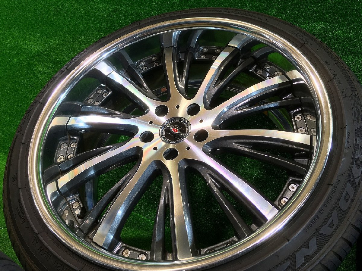 r管理78782 H21 フーガ KY51 】★AME Shallen シャレン XK-87 アルミ タイヤ 4本 20×8.5 +35 2本 20×9.5 +38 2本 114.3 245/40ZR20★_画像2