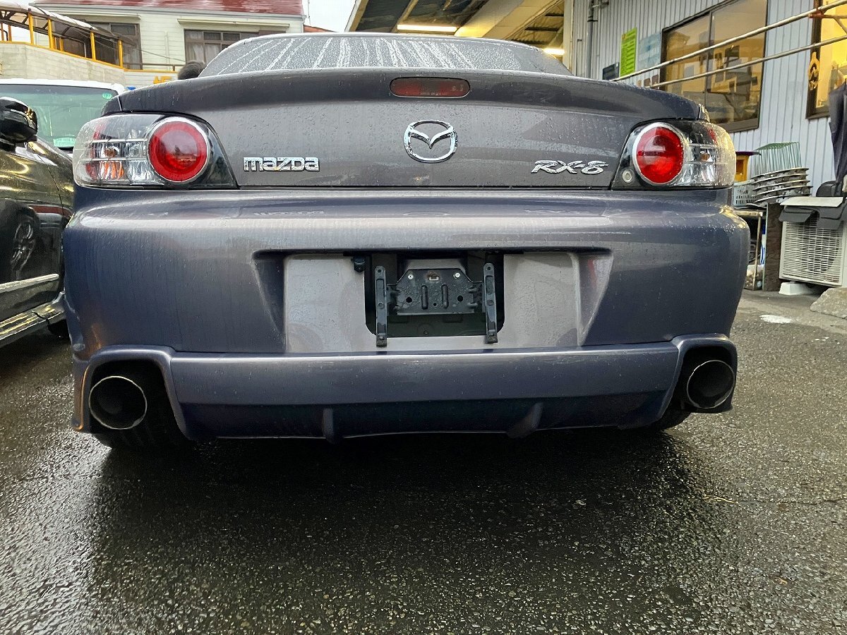 Y管理79008 H19 RX-8 SE3P 前期】★メーカー不明 社外 左右出し センター&リア マフラー サビ多数&フランジ部 溶接補修有★_画像9